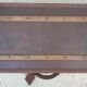 Trunk suitcase 1920 canvas coated cannage pattern