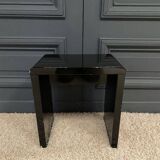 Piano lacquer stool end table 1950