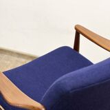 Two Mid-Century Modern Teak Armchairs by Hartmut Lohmeyer for Wilkhahn, 1950s