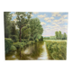 Summer landscape, oil on canvas signed André Lagarde 2005