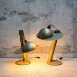 Paire de lampes de table réglables et pivotantes Stilnovo, Italie, années 1960