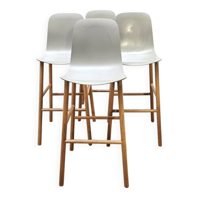 Suite de 3 chaises hautes Sharky, Kristalia