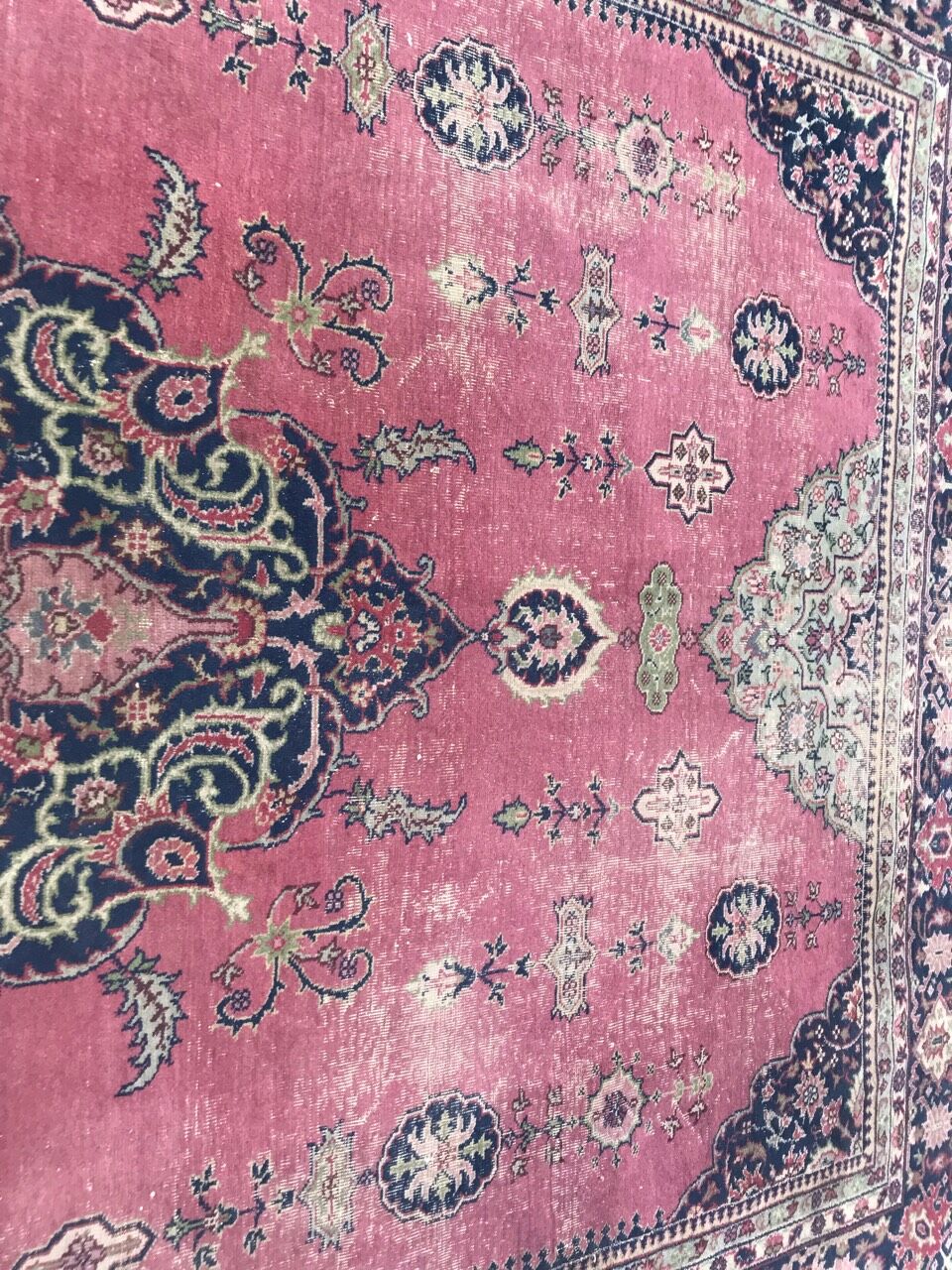 Turkish carpet former Sparta handmade 273 x 390 cm