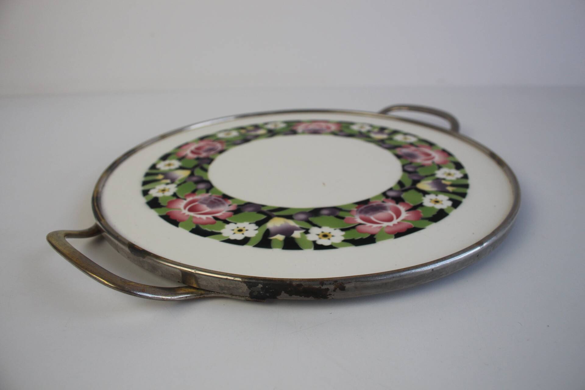 Art Deco Porcelain Tray, Czechoslovakia, 1930's.