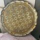 Grand plateau en bois florentin vintage