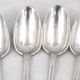 Rare set of 6 silver teaspoons, 18th century, Besançon, Gounot, Uniplat