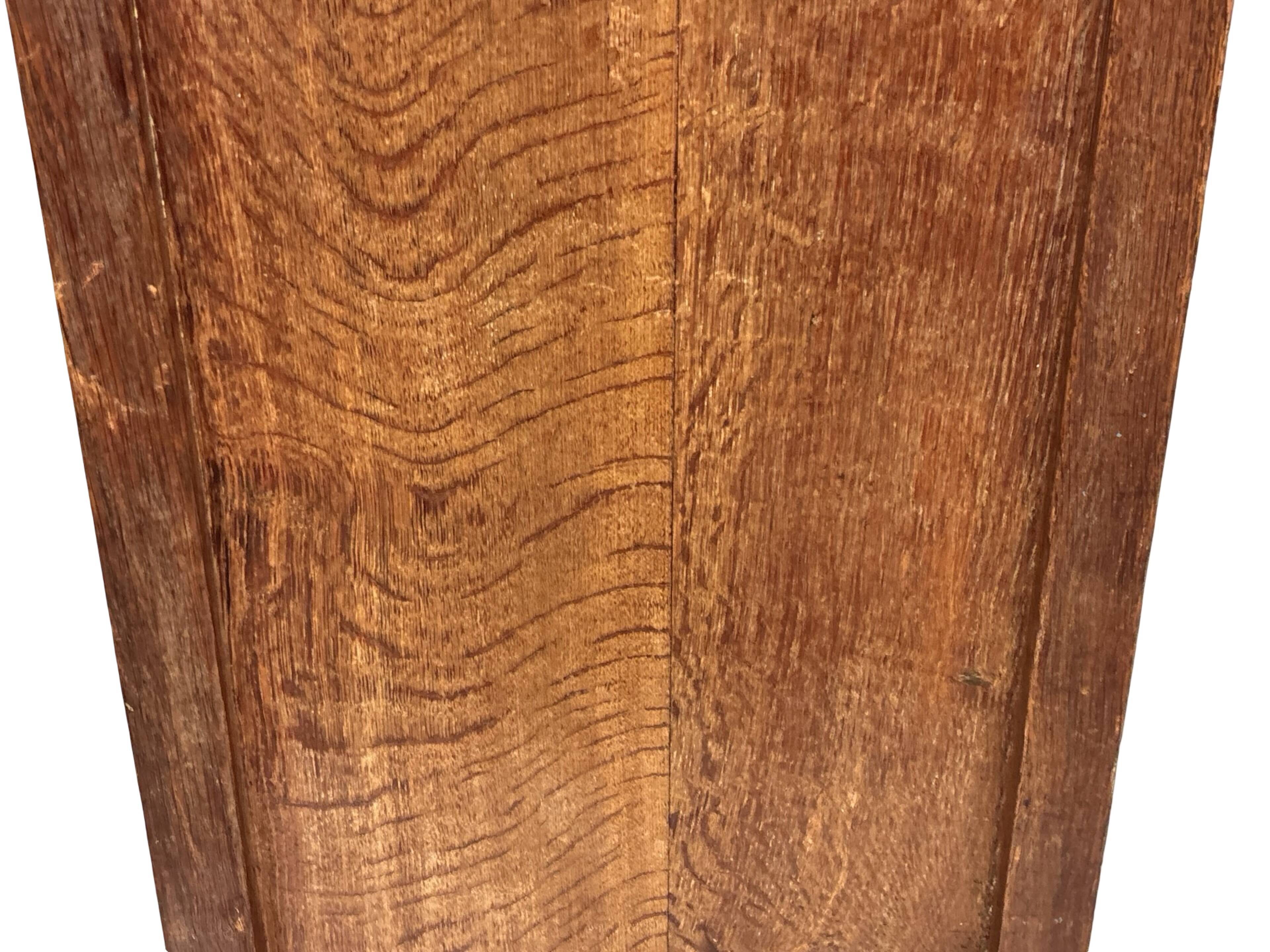 Art Deco High Back chair in oak minimalist design