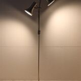 Lyskær Belysning double spot floor lamp / reading lamp / brass / 1970s / Danish modern design