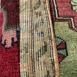 Vintage Turkish Patchwork Rug Cushion Cover 40x40 cm