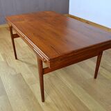 Scandinavian teak table Ejvind A. Johansson vintage 1960