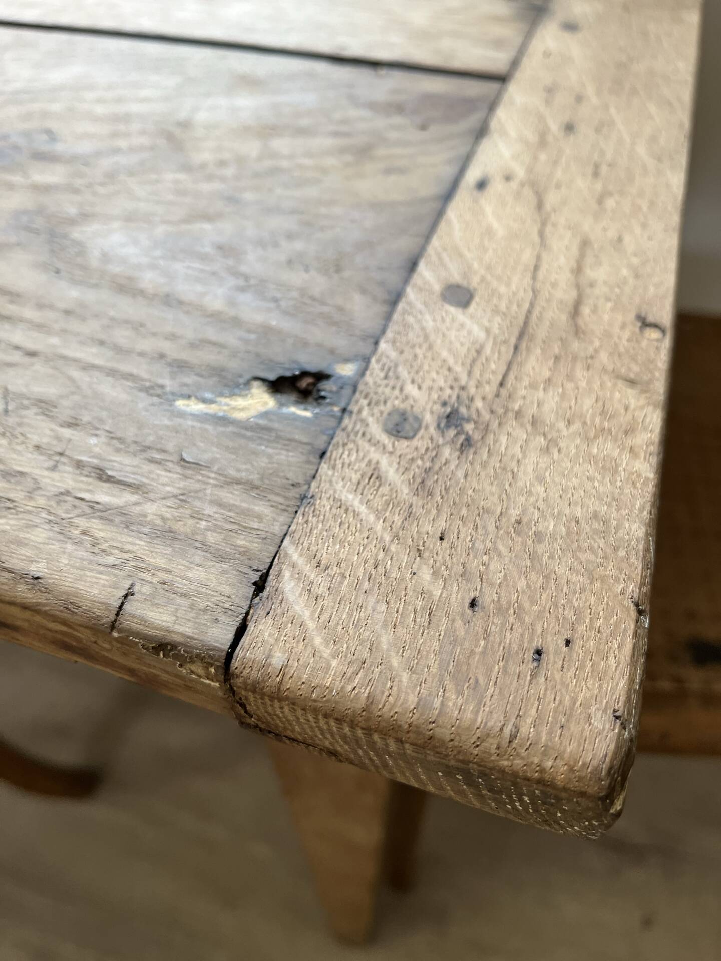 Oak farmhouse table