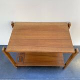 Scandinavian teak bar serving table