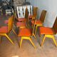 Set of 8 Scandinavian chairs