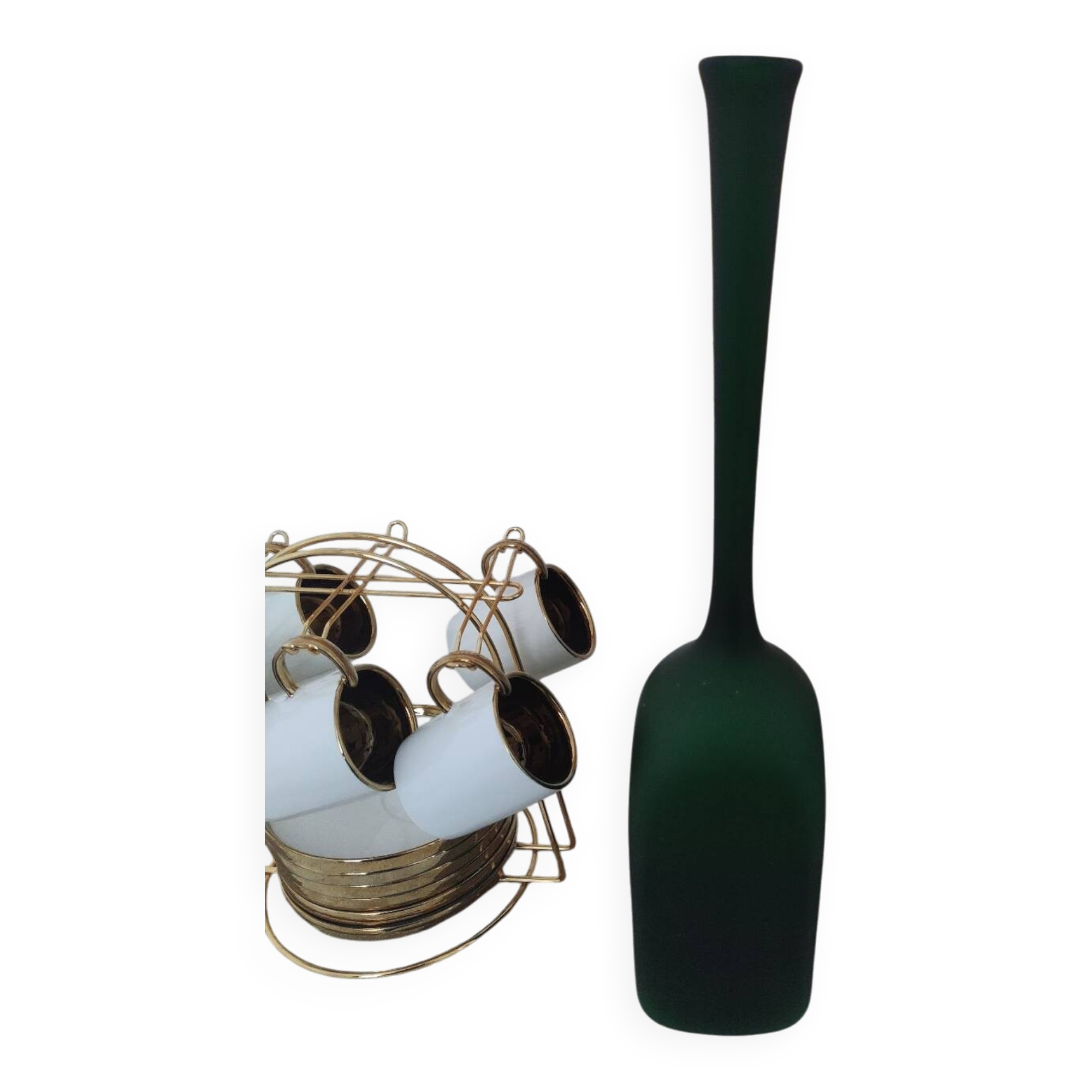 Vase vintage en verre de Murano