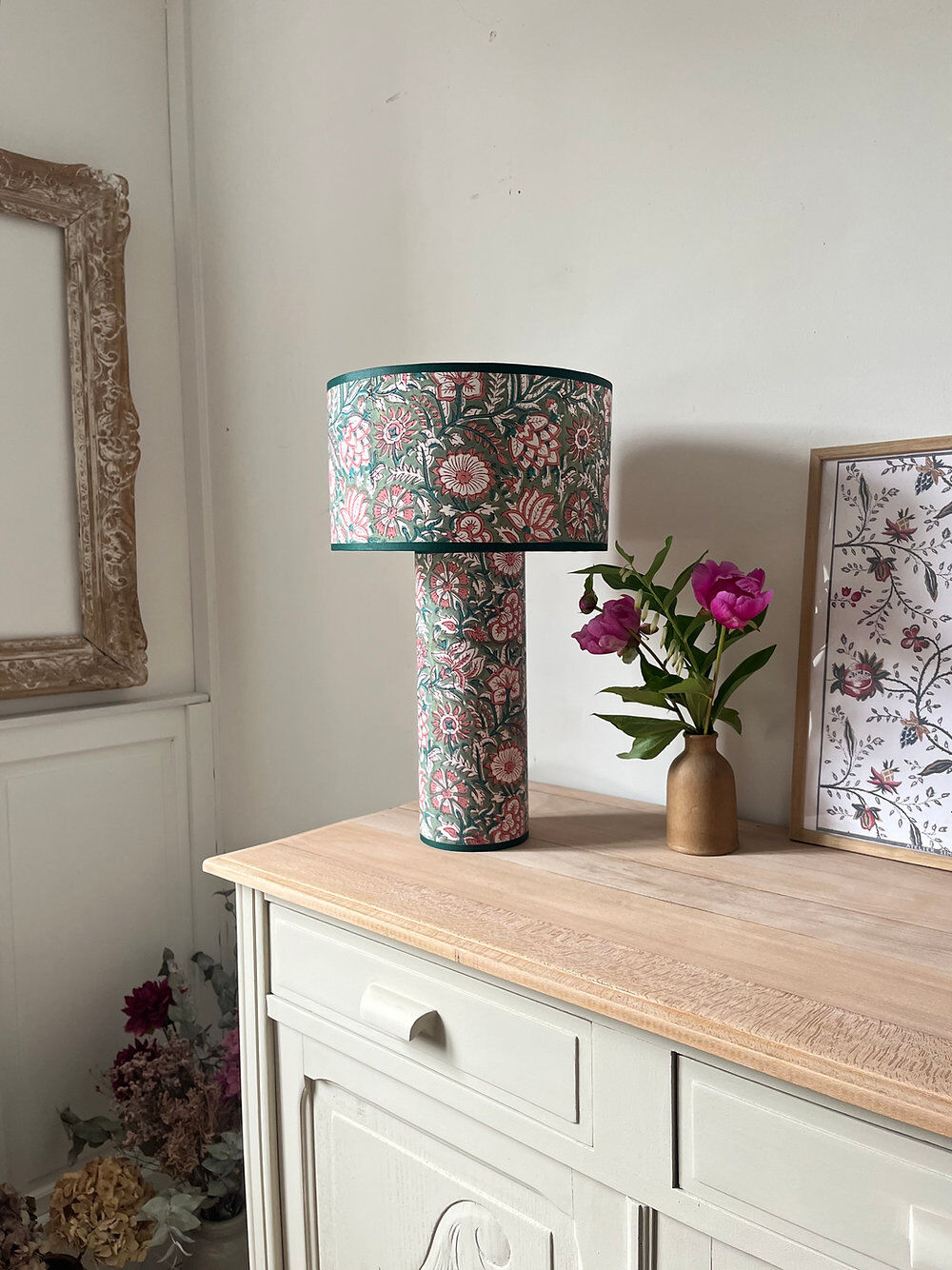 Lamp block print India