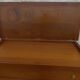 Weekly chest of drawers with secret shelf and its 7 drawers, made in the old-fashioned way from solid wood with knob