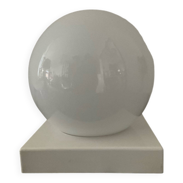 Opaline ball lamp from the 70s-80s.