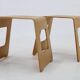 1990s Lisa Norinder Pair of Wooden Stools for Ikea, Sweden