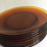 Smoked glass plates