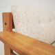 Solid oak Danish lounge chair