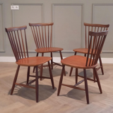 Set of 4 SH41 dining table chairs by Yngve Ekström for Nesto Pastoe 1960