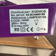 Agemob purple desk lamp in vintage Memphis style from the 80s and 90s.