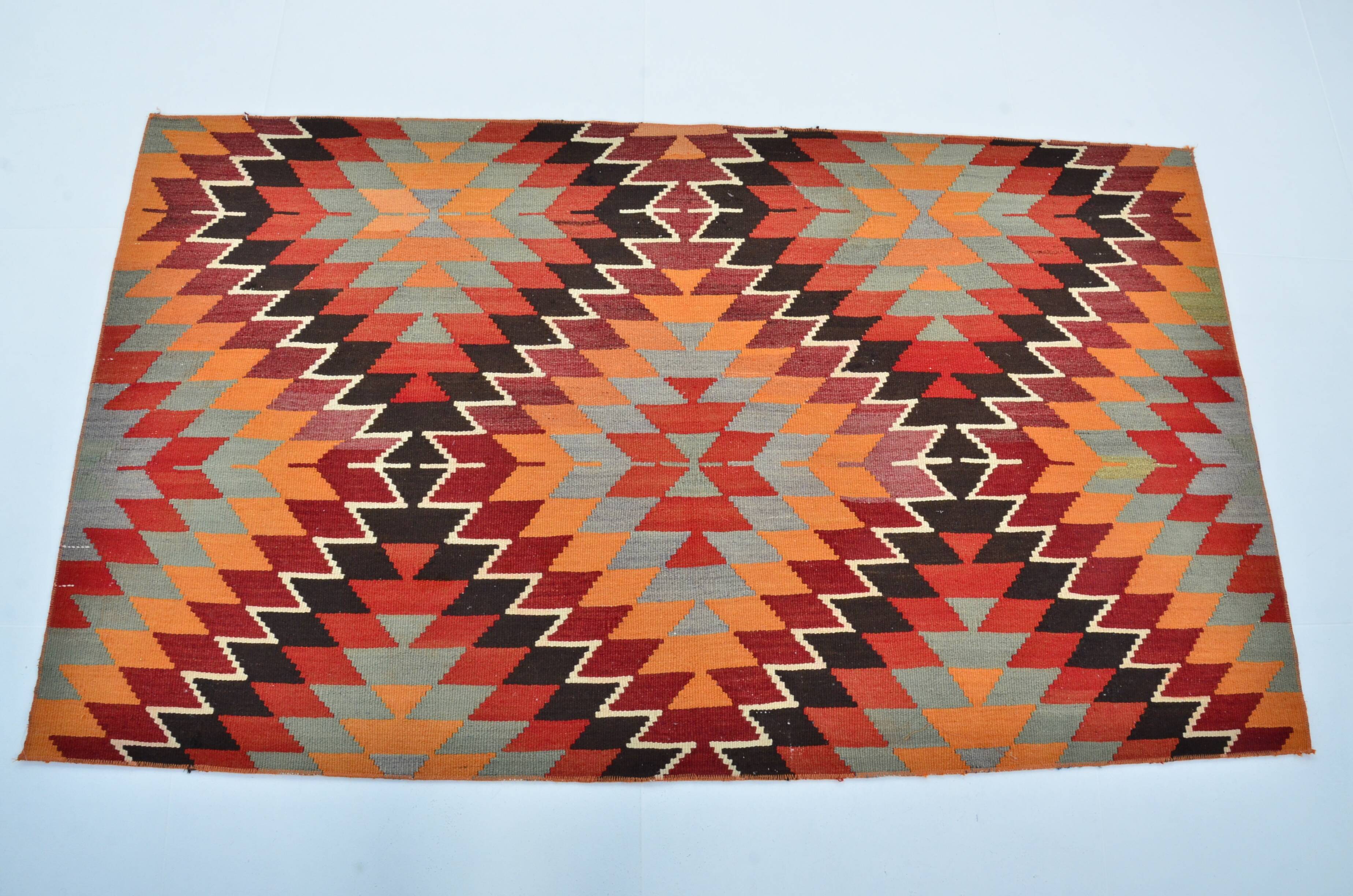 Floor Decorative Vintage Rug sku 3413