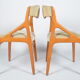 2 chaises scandinave baumann