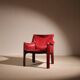 Fauteuil en cuir 'CAB 414' par Mario Bellini pour Cassina | Italie 1982