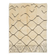 "Freedom" Moroccan Rug, 100% Natural Un-Dyed Wool, Modern Hand Knotted Tulu Carpet
