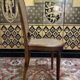 Set of 6 Louis XVI style chairs in cane - Caned