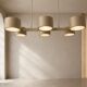 Grey metal Sputnik chandelier Stilnovo Lelli Style with 6 arms Italian