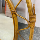 Rattan mirror