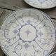 Ensemble de 9 assiettes plates Copenhague de Royal Boch