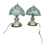 Paire lampe Tiffany tactiles