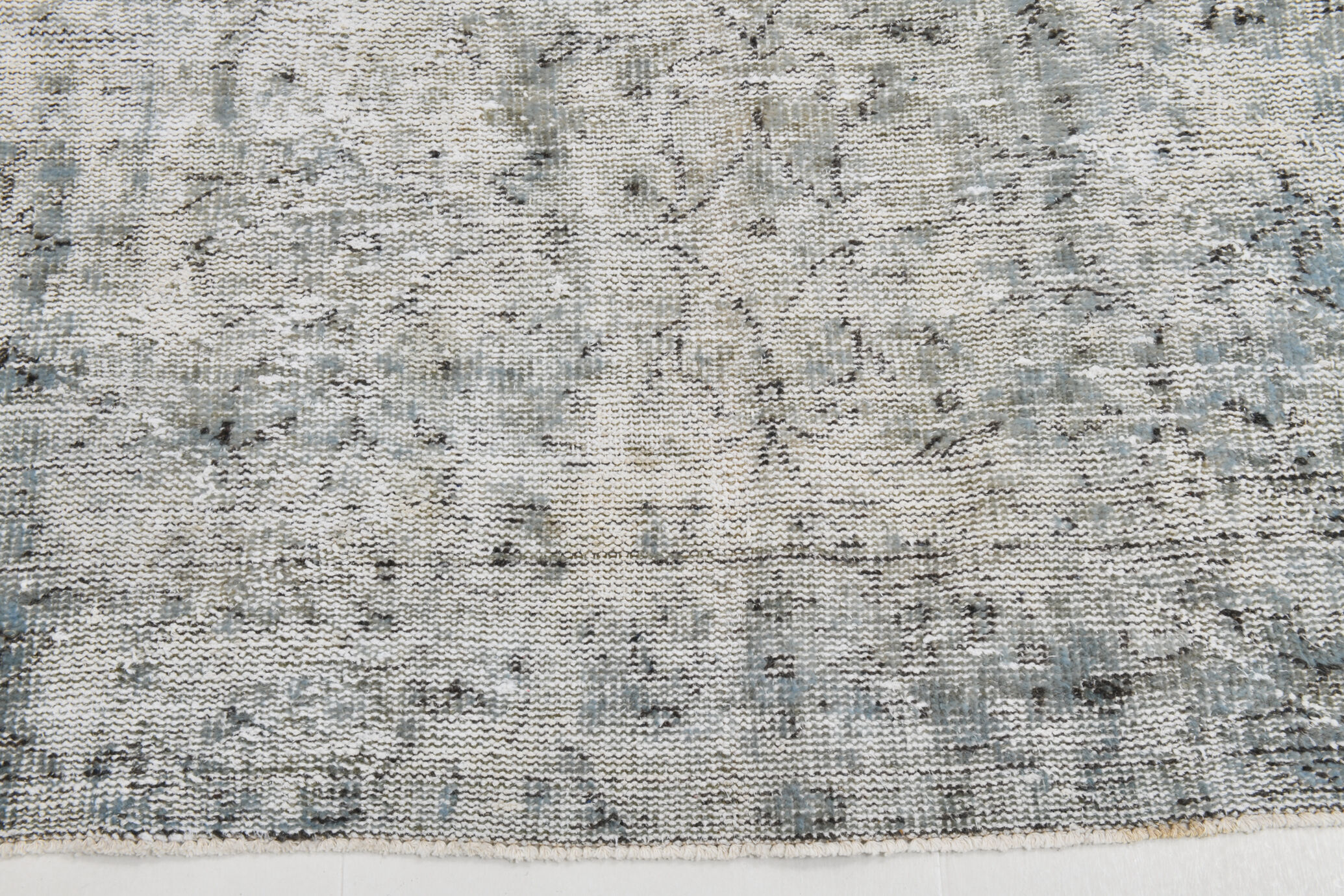 Classic gray & blue vintage rug 300x199cm