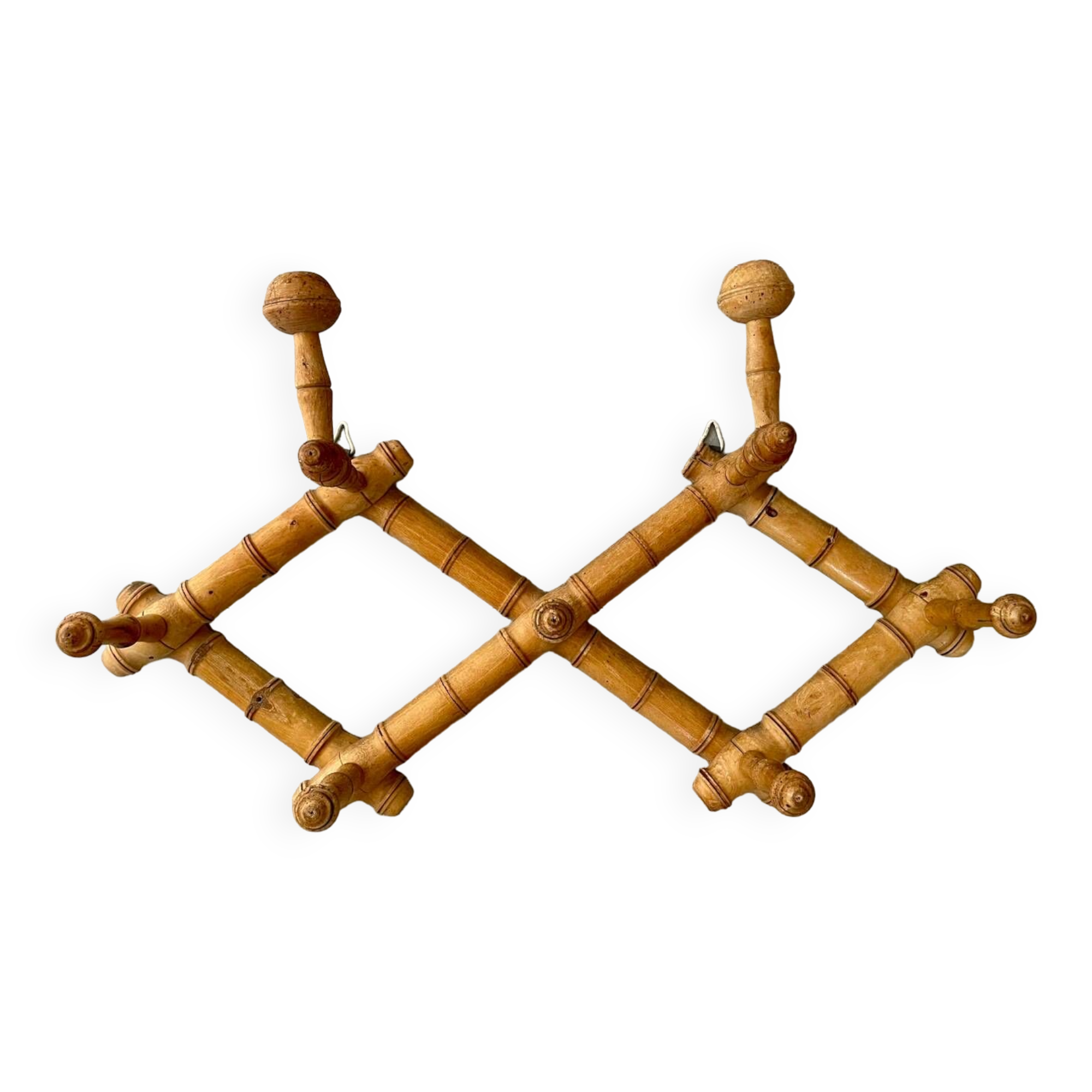 Bamboo coat rack