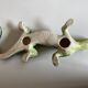 Provence 1970 XXL lizard in green glazed stoneware