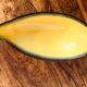 Large Céramidi tripod cup. Yellow and black. Signature incised Céramidi