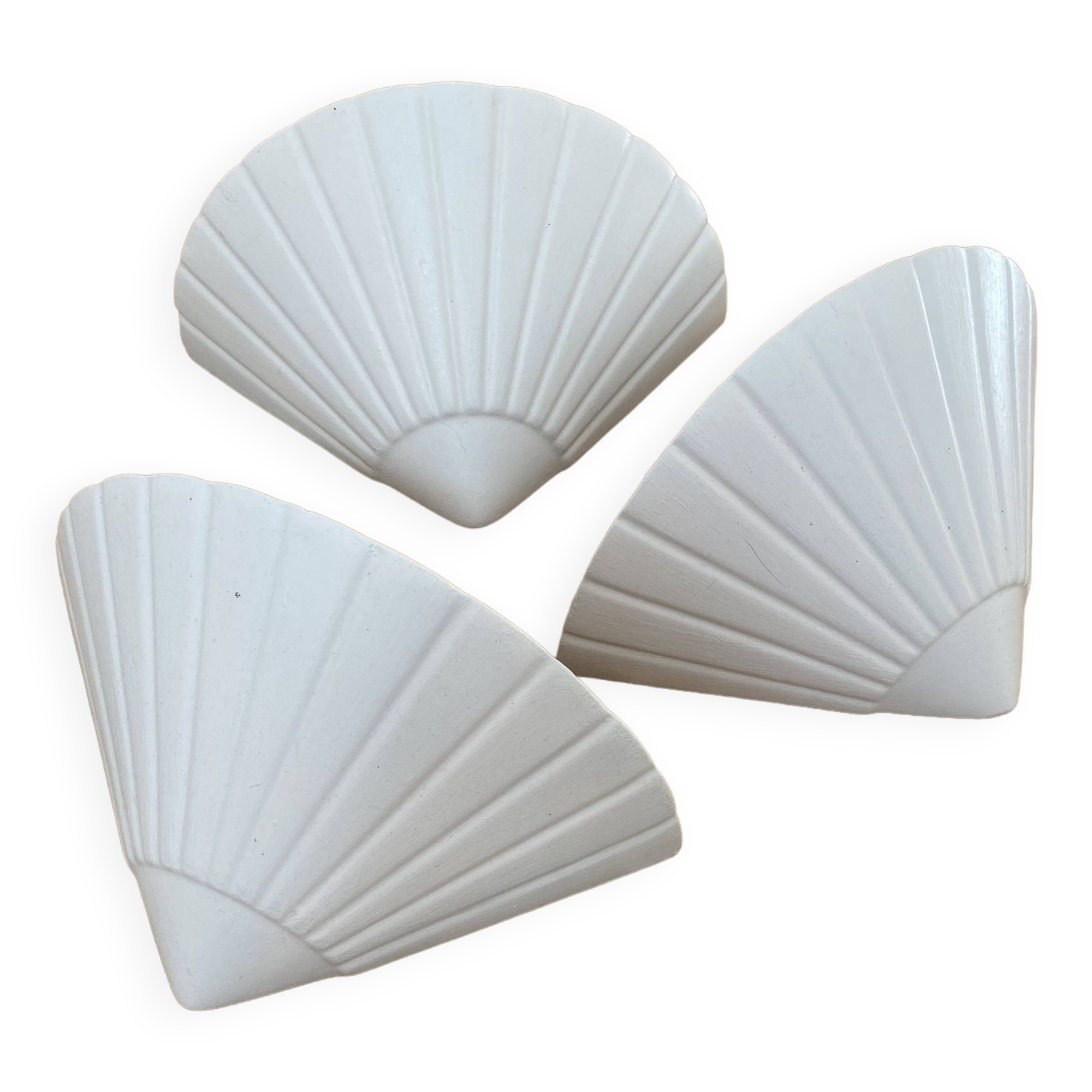 Set of 3 shell appliques