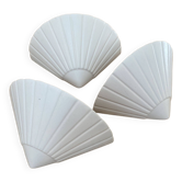Set of 3 shell appliques