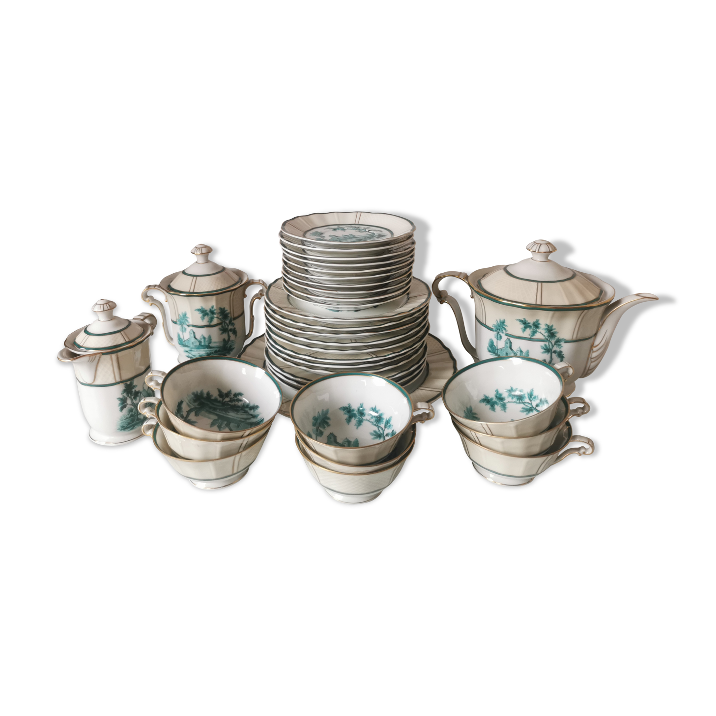 Dessert service and coffee Bernardaud Limoges