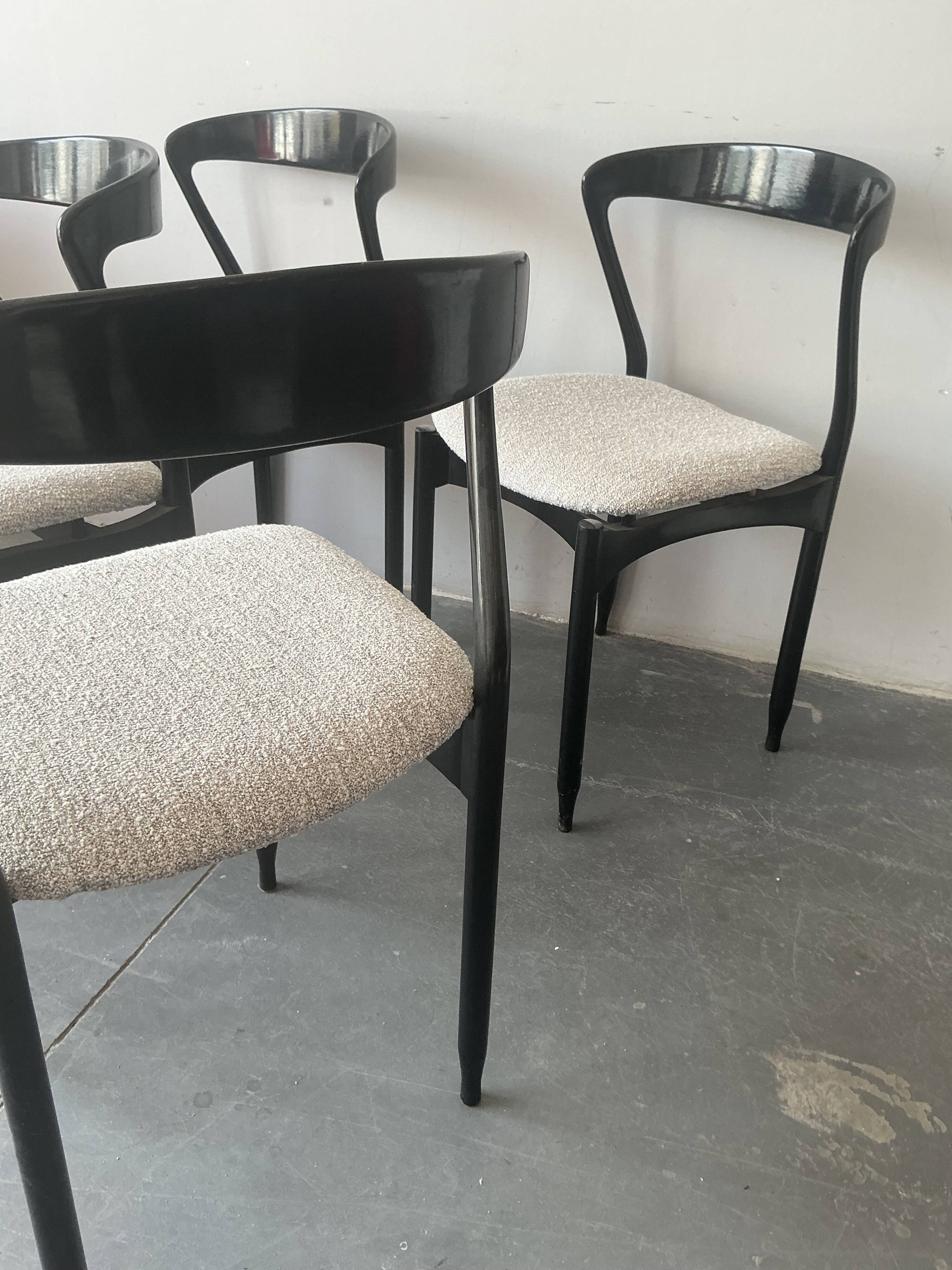 4 Chairs by Gigi Radice, 1956