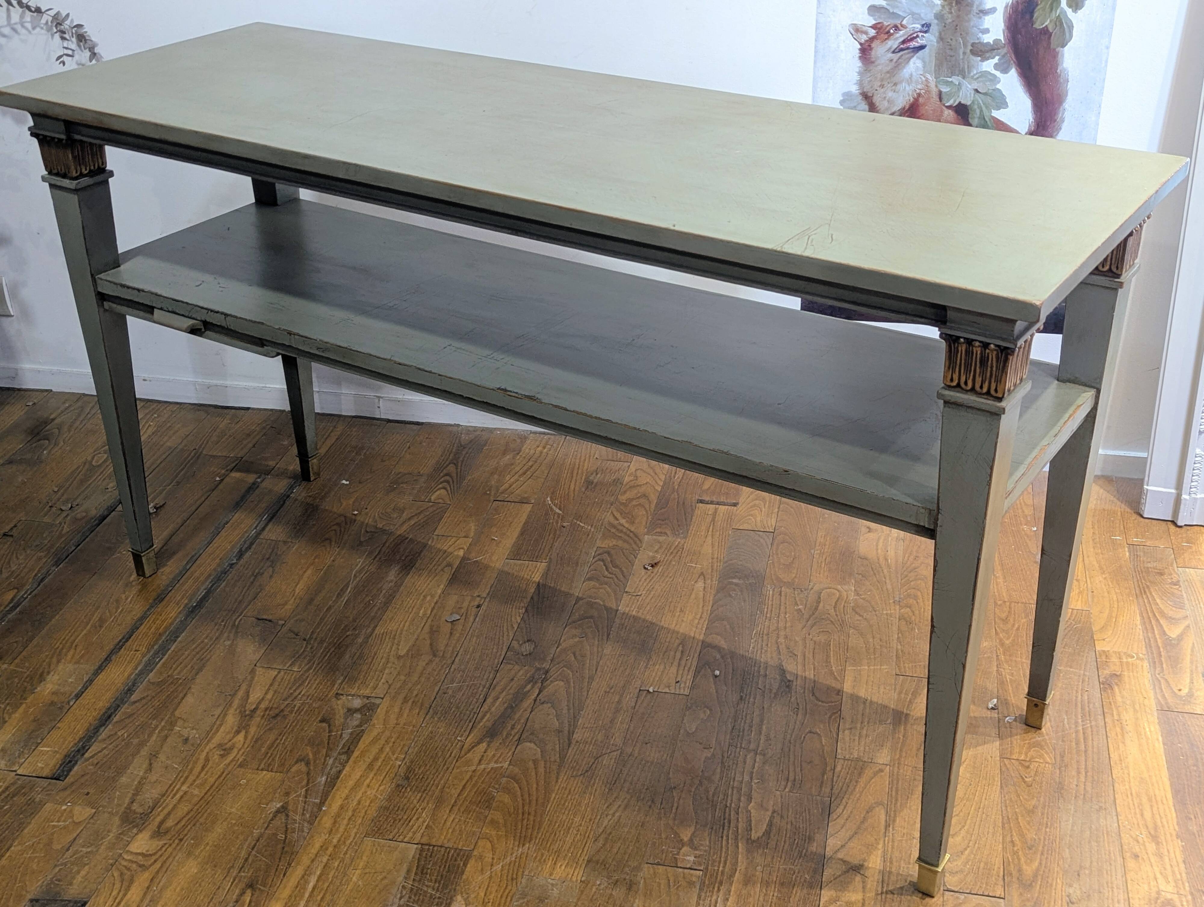 Console directoire patinée