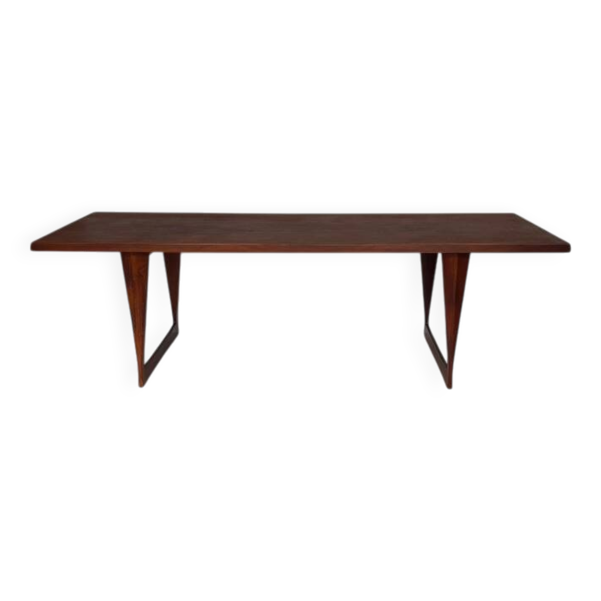Large teak coffee table