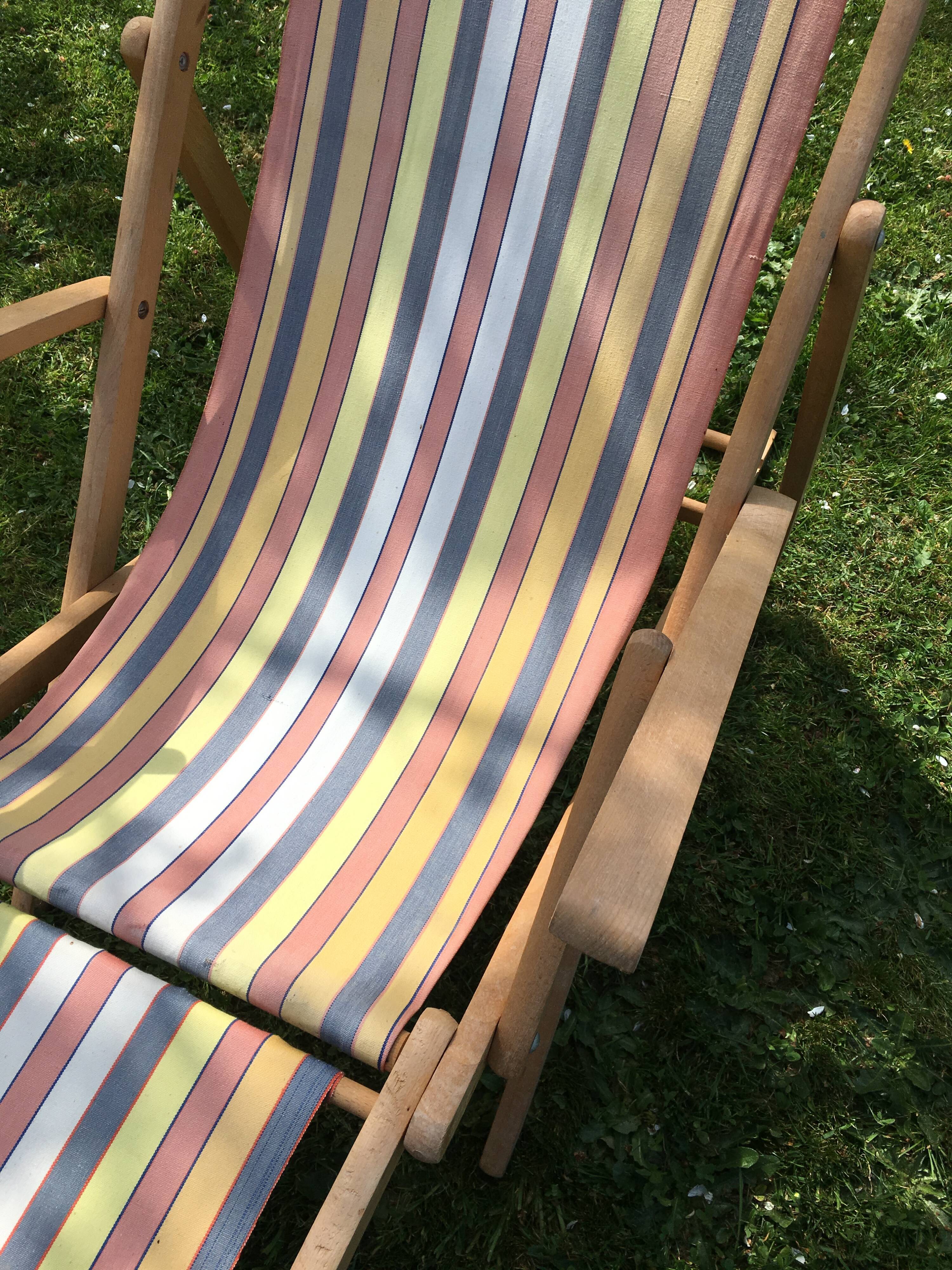 Vintage Chilean / old lounge chair