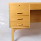 Desk Made In Beechwood From 1960s