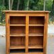 Vintage solid oak bookcase from the 18th century