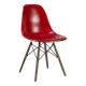 Red Herman Miller Original Eames DSW Dining Side Shell Chair