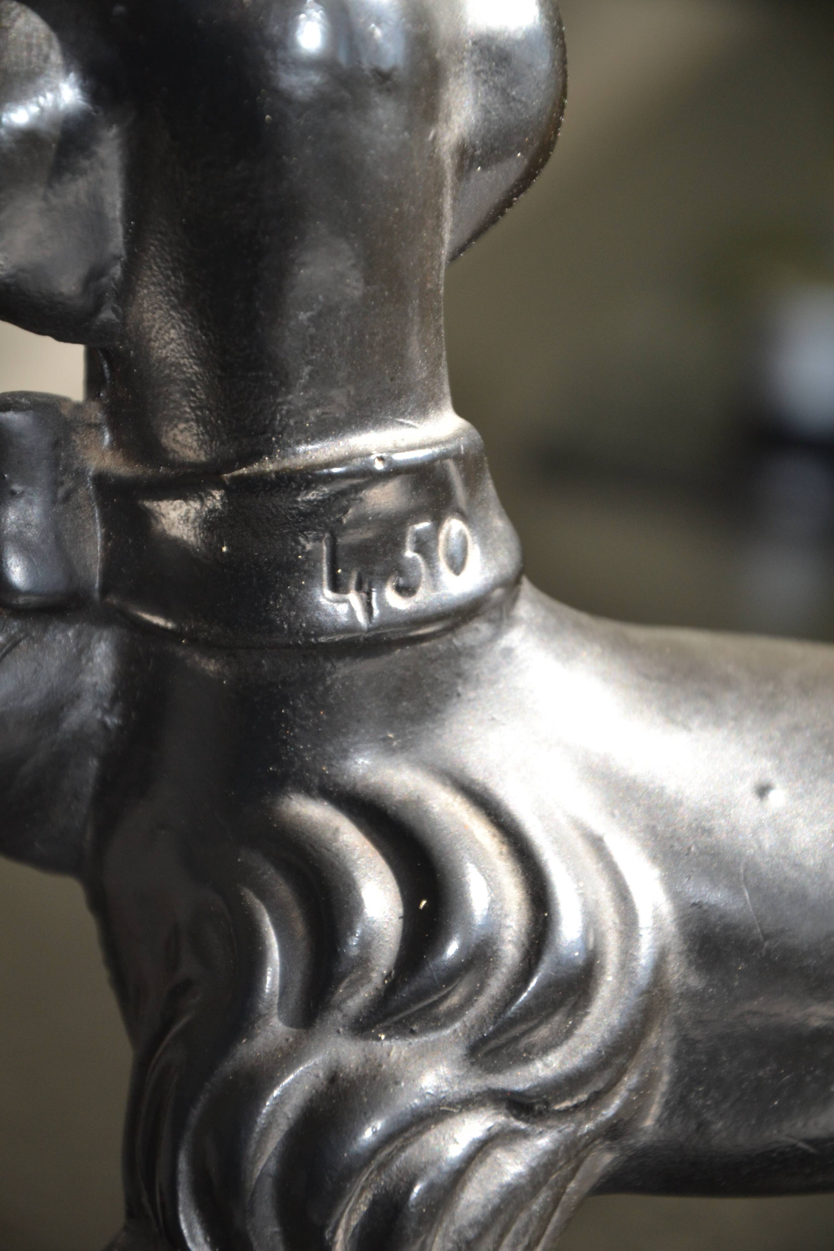 vintage ceramic poodle animal